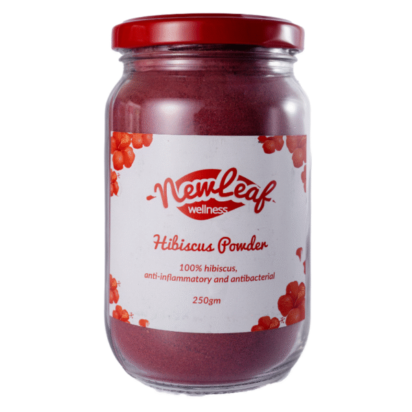 newleaf-wellness-hibiscus-powder-250g-natural-superfood-nairobi-kenya.jpg Newleaf Wellness Hibiscus Powder 250g – pure natural superfood rich in antioxidants and vitamin C, great for boosting immunity, skincare, and herbal tea, available in Nairobi, Kenya from Newleaf Wellness.