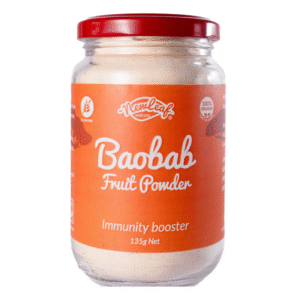 newleaf-wellness-baobab-fruit-powder-135g-immunity-booster-nairobi-kenya.jpg Newleaf Wellness Baobab Fruit Powder 135g – natural immunity booster rich in vitamin C and antioxidants, supporting energy, gut health, and overall wellness, available in Nairobi, Kenya from Newleaf Wellness.